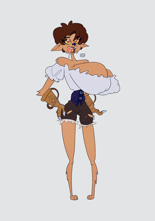 A Steampunk Werewolf OC